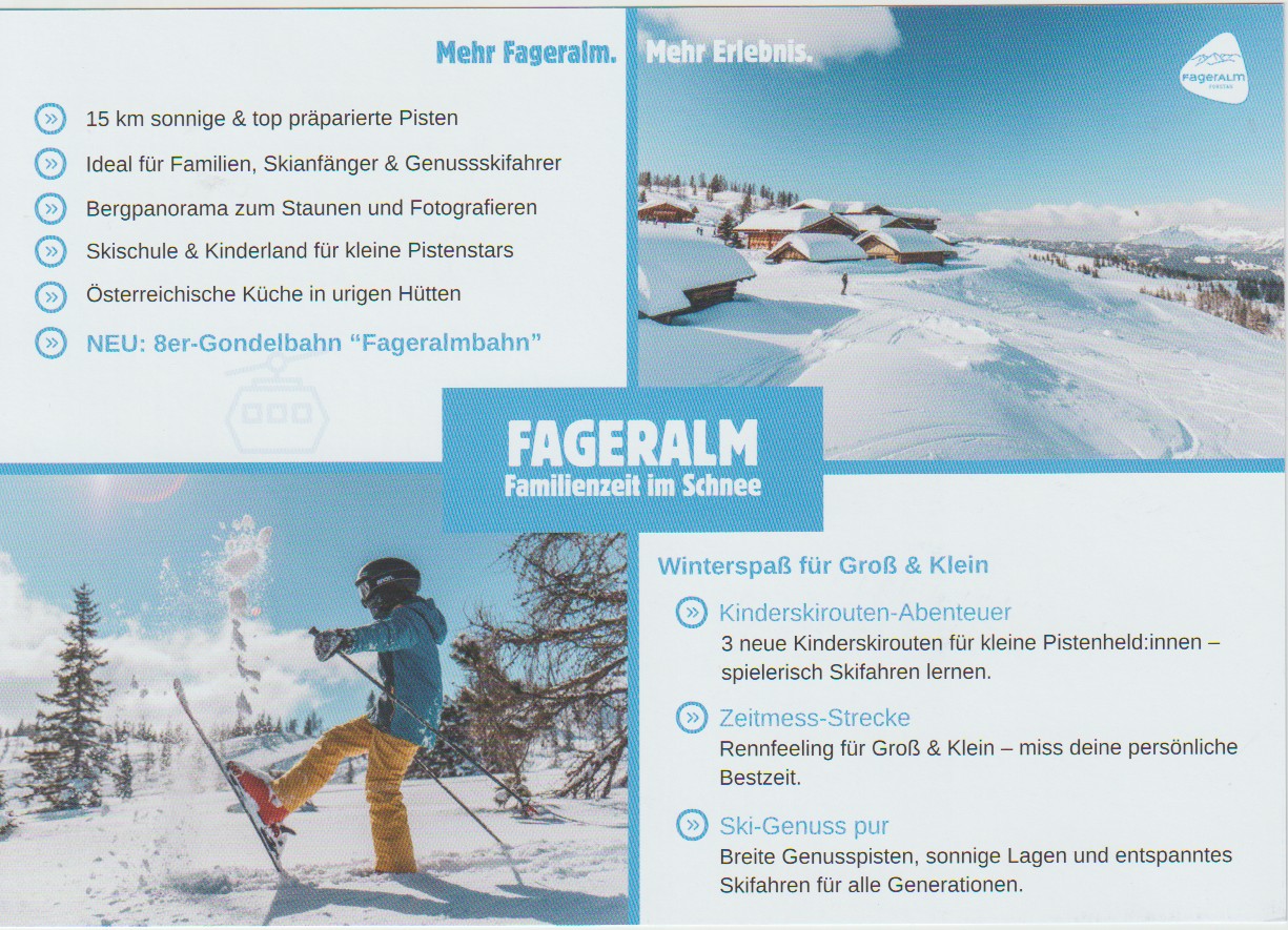 NEU!!!Gondelbahn auf der Fageralm!!!
